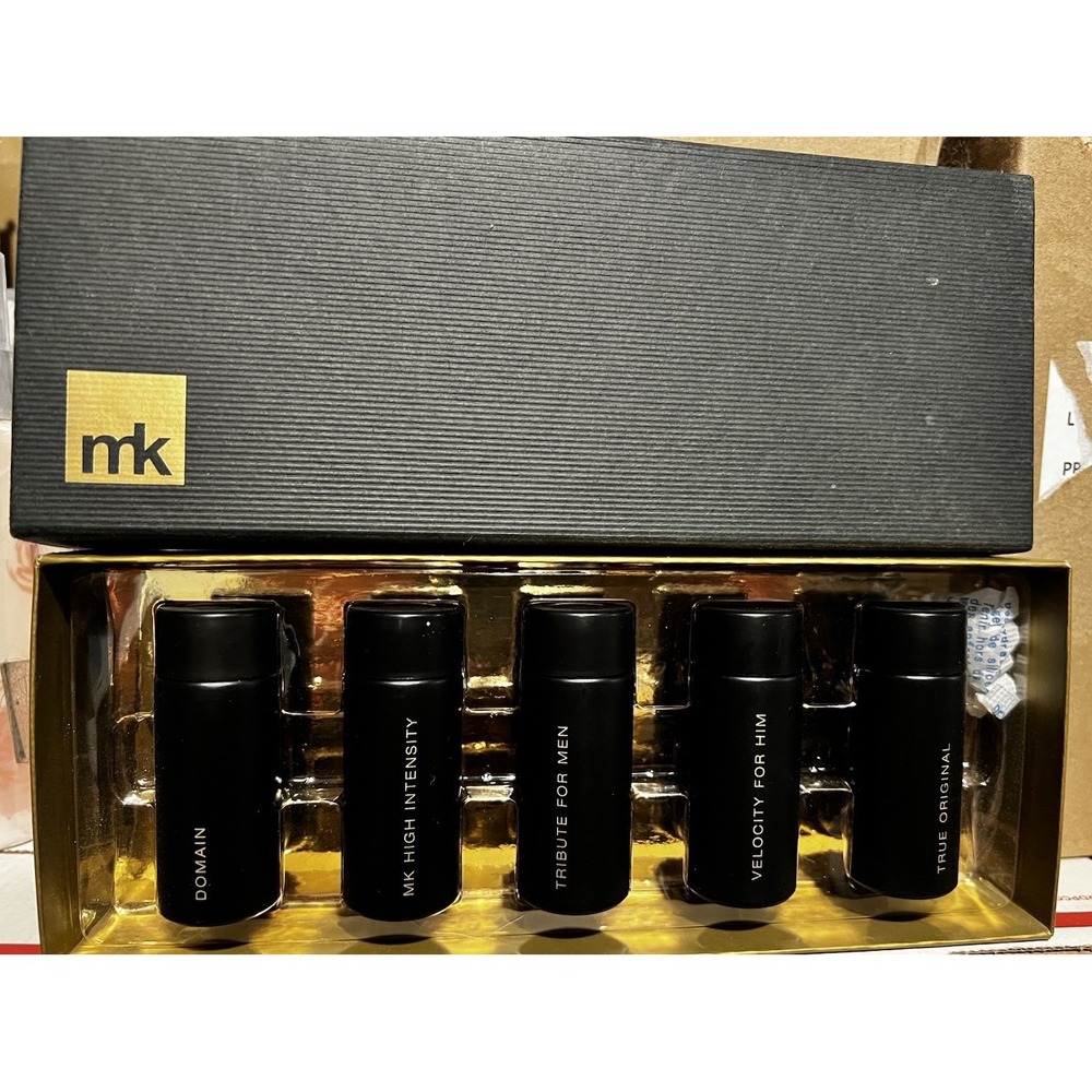 Mary Kay MK Men's Travel Collection Assortment of 5 Fragrances  New in Gift Box